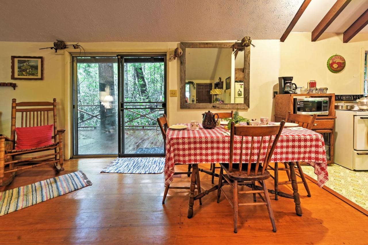 Serene Creekside Cottage Near Asheville Fire Pit Candler المظهر الخارجي الصورة
