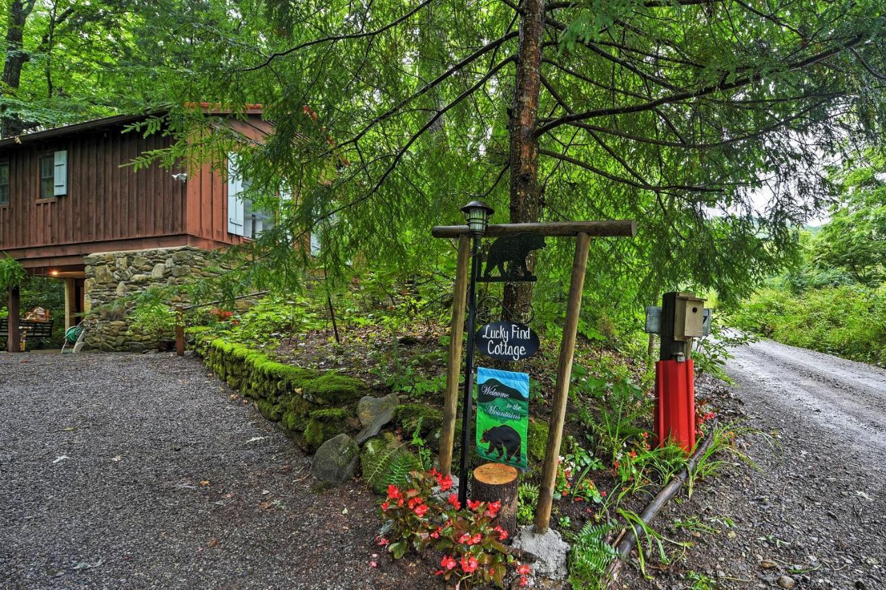 Serene Creekside Cottage Near Asheville Fire Pit Candler المظهر الخارجي الصورة