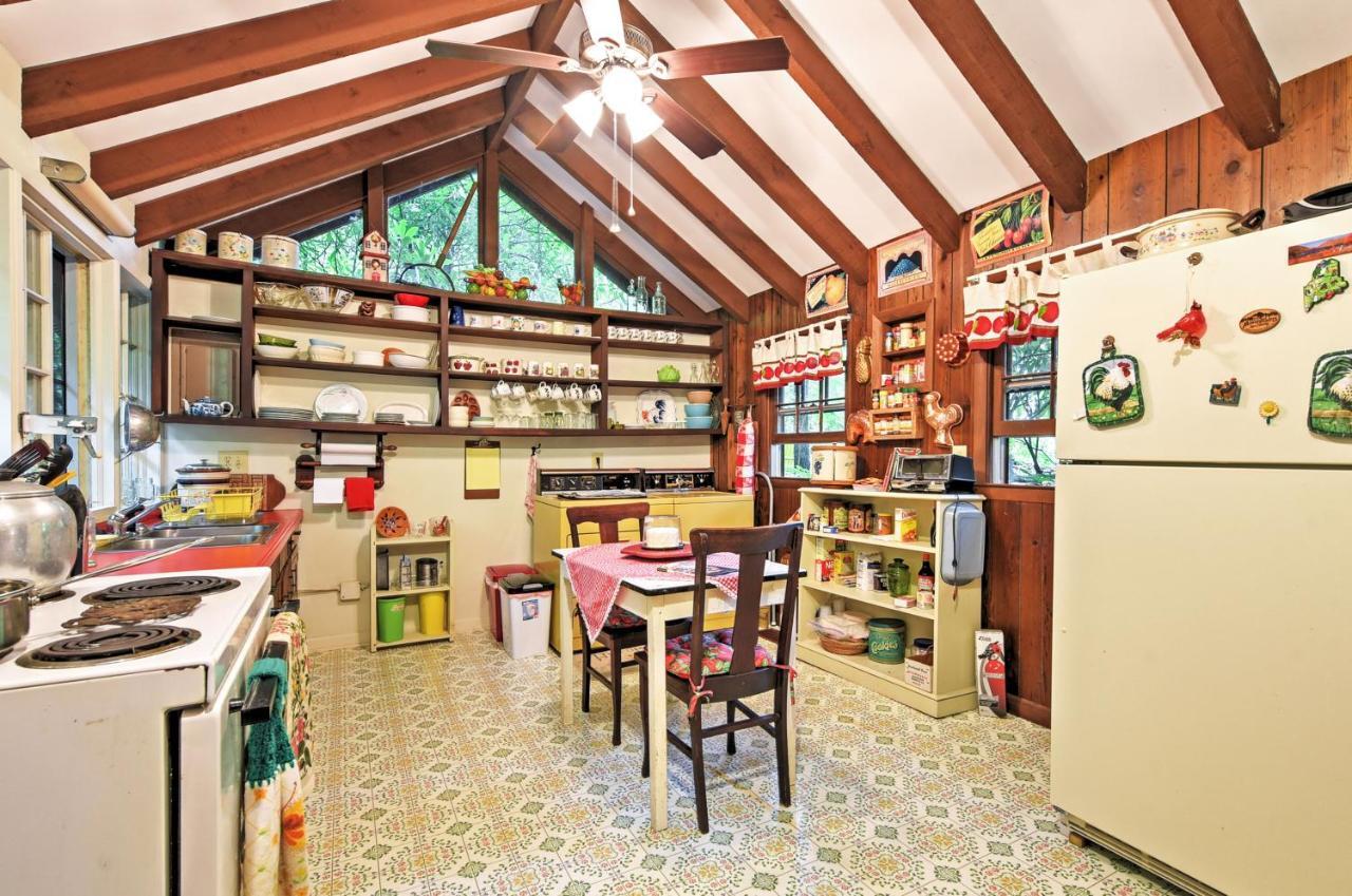 Serene Creekside Cottage Near Asheville Fire Pit Candler المظهر الخارجي الصورة