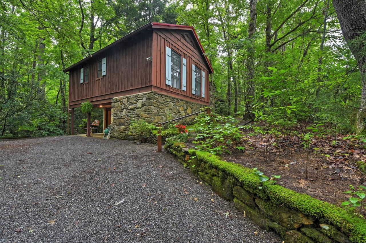 Serene Creekside Cottage Near Asheville Fire Pit Candler المظهر الخارجي الصورة